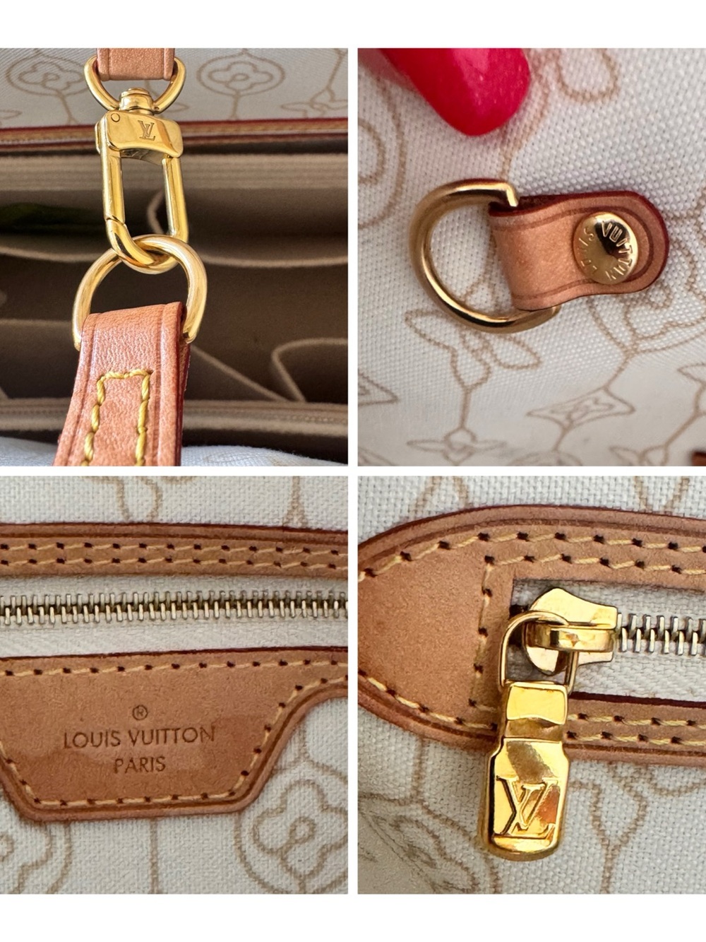 💛STUNNING💛LOUIS VUITTON NEVERFULL MM DAMIER AZUR NAUTICAL - Picture 9 of 16